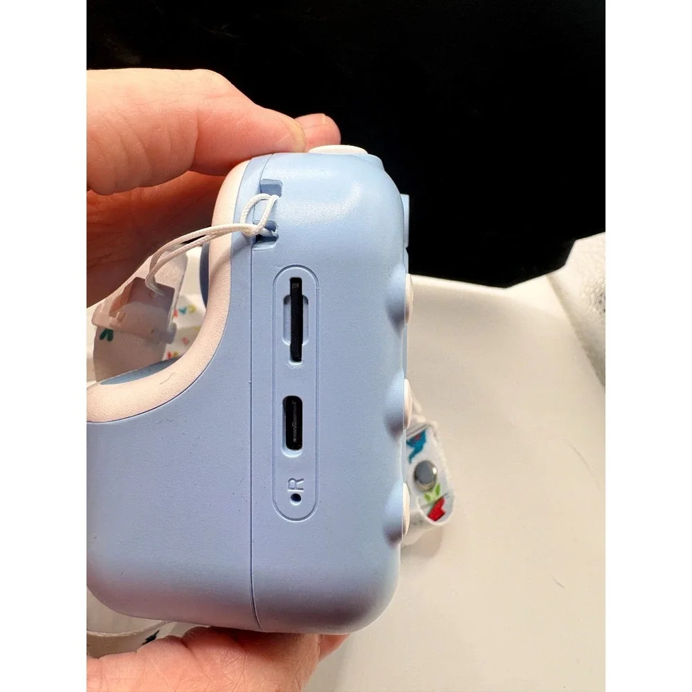 DIY Instant Print Multi Function Camera Kids Ages 3+ Blue Digital Video Game